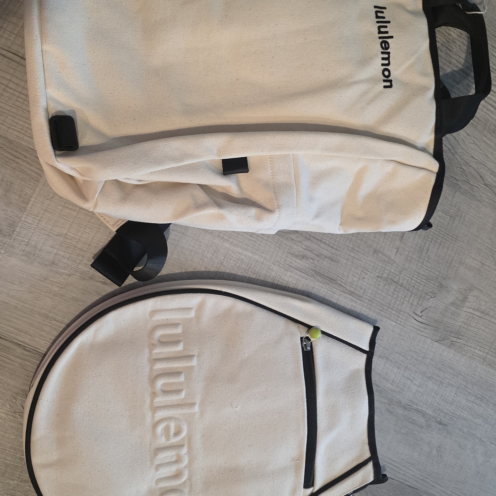 Racket Bag 19L Lululemon Cream Backpack - Picture 2 of 12
